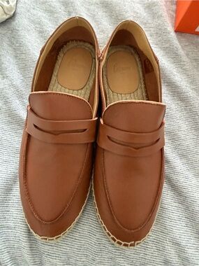 Castaner Men's Tan Leather Penny-Style Loafers